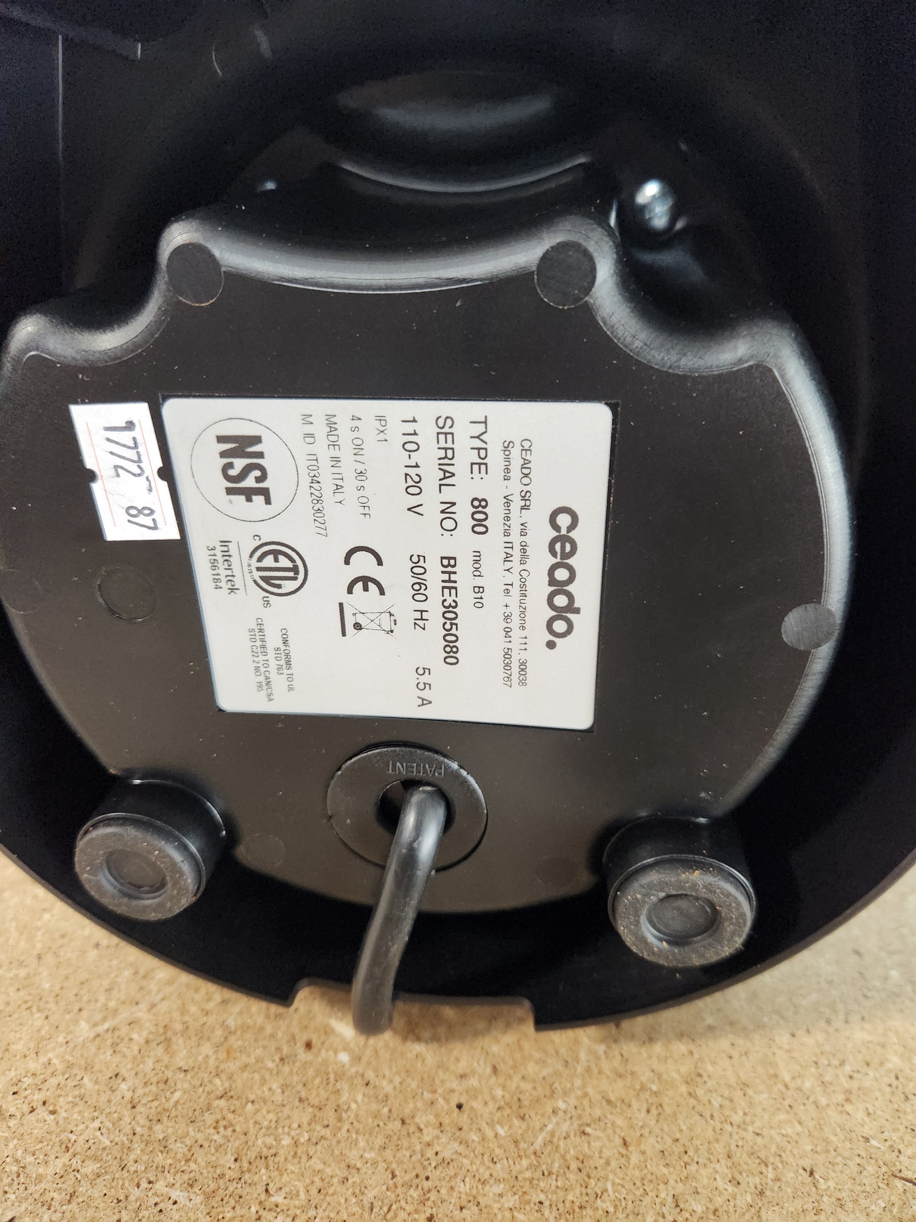 Ceado Leon 800 Grinder white DEMO BHE305080