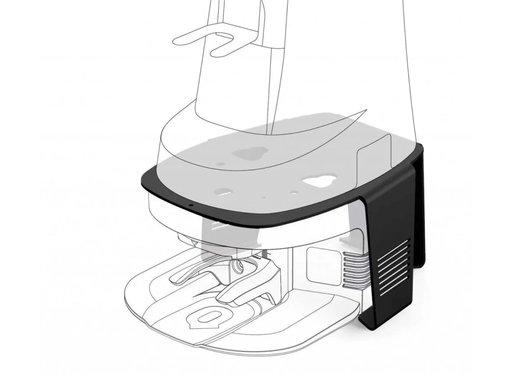Bracket - M4 - Matt Black for Simonelli