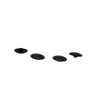 Perfect Moose - Tx25 BLACK SCREW CAP (SET OF 4)